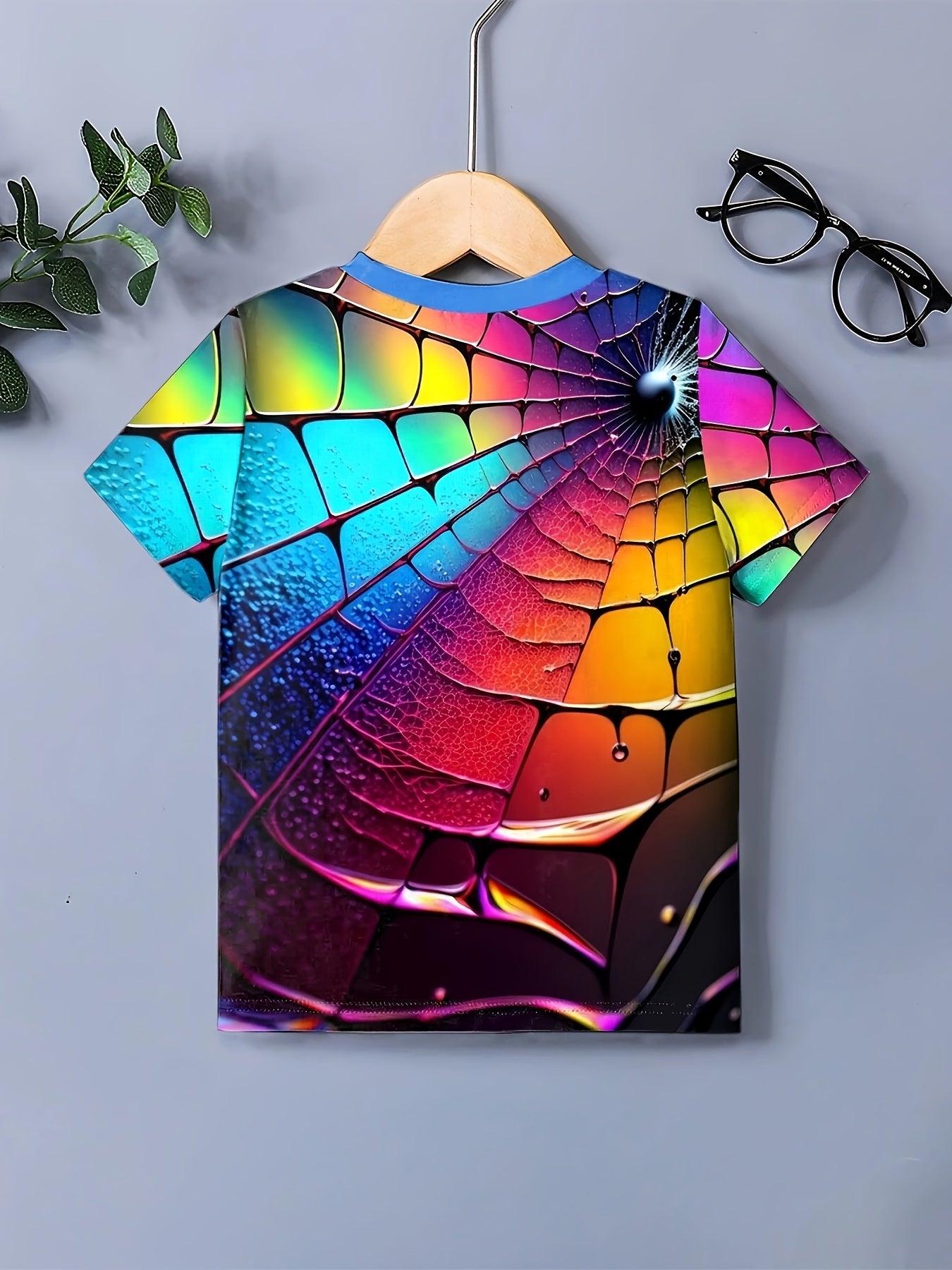 Boys 3D Print Cartoon T-shirt Short Sleeve Casual Top