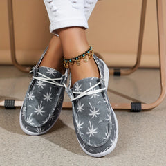 Women's Lace Up Hollow Platform Boat Shoes Lightweight Summer Outdoor Shoes