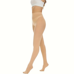 High-Waist Slim Fit Opaque Tights Women's Pantyhose