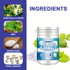 Teeth Whitening Powder Tea Coffee Wine Stain Remover Cleaning