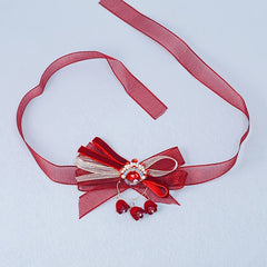 Red Flower Bridal Bracelet Wedding Prom Decoration