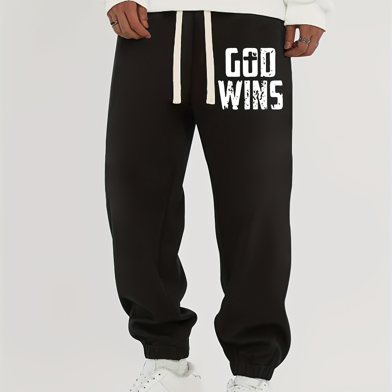 Men's Ok Graphic Print Sweatpant Casual Loose Jogger Pants