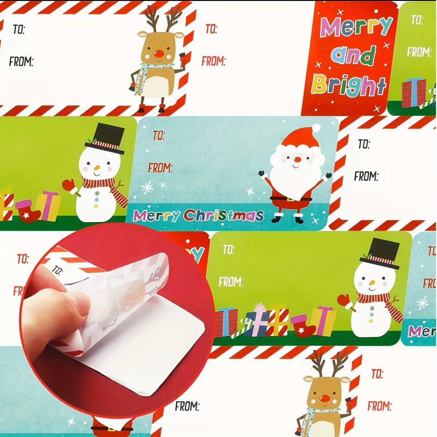500 Pcs Christmas Decorative Stickers Labels