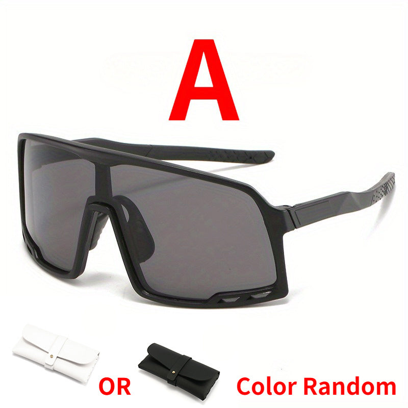 Men's Cycling Sunglasses Large Frame Sports Glasses
