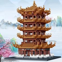 Yellow Crane Tower Building Blocks Set - Chinese Architecture Model Toy