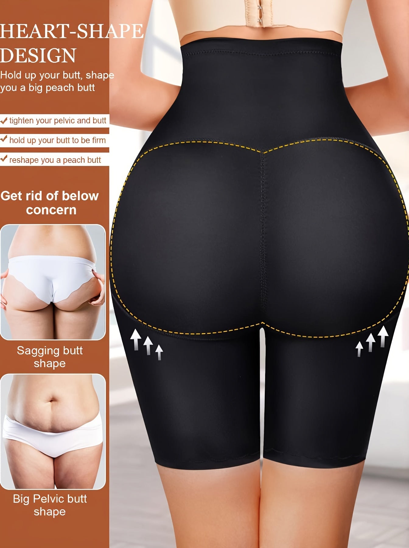 High Waist Shaping Shorts Tummy Control Compression Women's Underwear