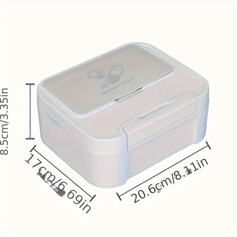 Covered Desk Storage Box Memo Stationery Holder