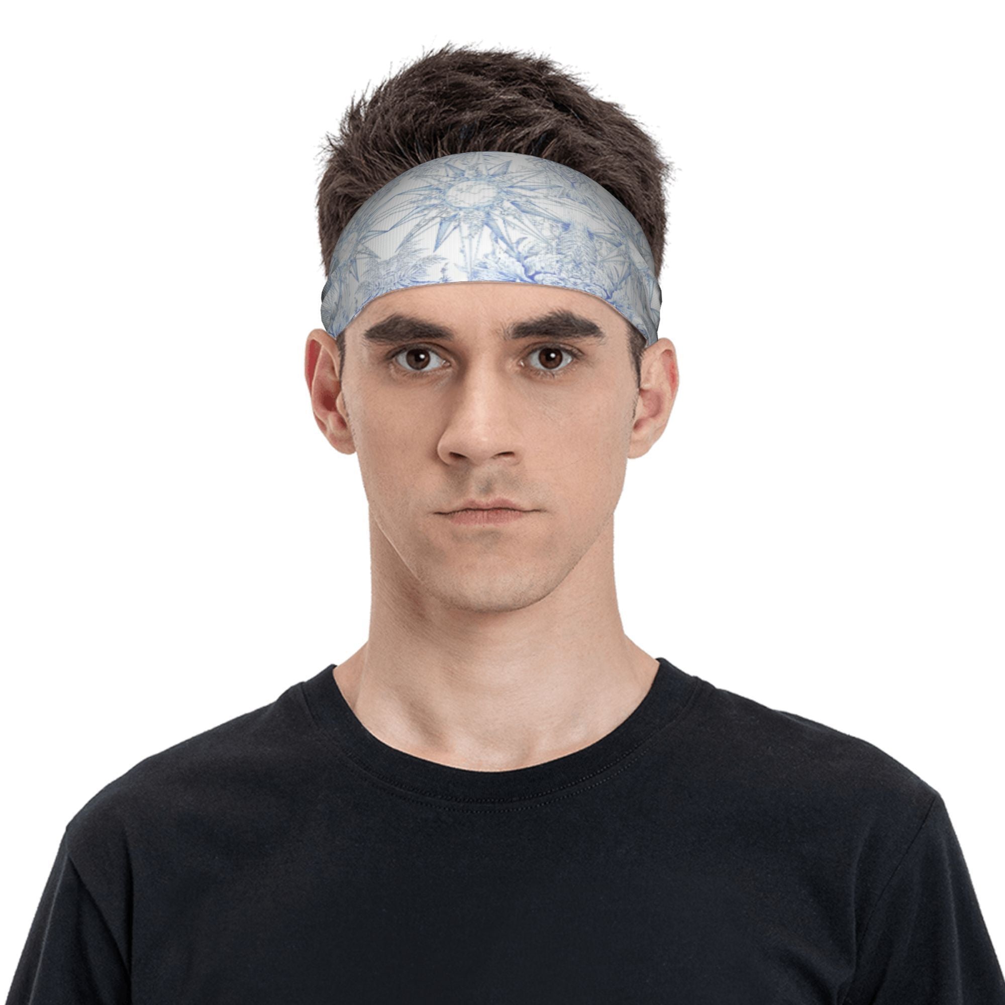 Breathable Floral Headband for Sport & Casual Wear