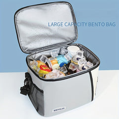 Large Capacity Crossbody Lunch Bag Dopamine Colorful Picnic Bag