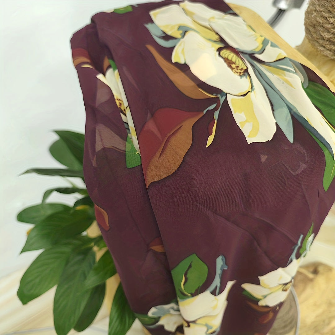 Comfortable Breathable Chiffon Fabric for Diy Clothes Pants Dress 1yard Cut Size