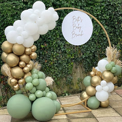 122pcs Avocado Green Party Arch Backdrop Balloon Garland