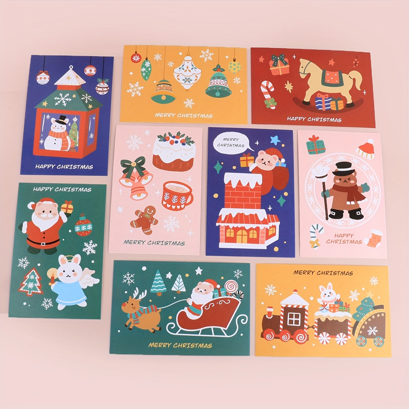 30 Christmas Decoration Cards for Friends and Relatives