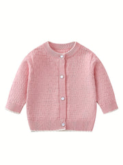 Baby Girls Button Sweater Cardigan for Spring Autumn Winter
