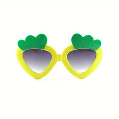 Girls Cartoon Carrot Sunglasses, Party Decorative Accessories