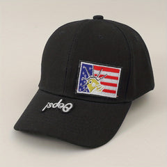 Flag Embroidery Baseball Cap Adjustable Couple Dad Hat