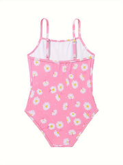 Toddler Girls Daisy Graphic 1 piece Swimsuit Summer Beach Gift