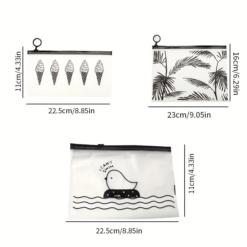 Cartoon Face Cover Storage Bag Makeup Case Travel Pouch Coin Purse