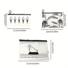 Cartoon Face Cover Storage Bag Makeup Case Travel Pouch Coin Purse