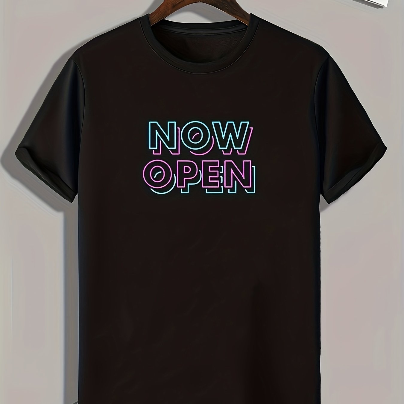 Graphic Print Men's Tee for Summer