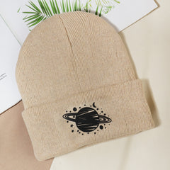 Planet Dots Knit Casual Beanie