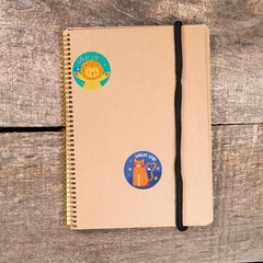 300pc Cartoon Animal Stickers for School Rewards & Encouragement