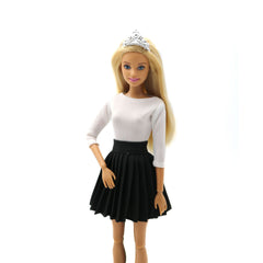 30cm Two-Piece Skirt Set Doll Clothes for Girls' Model Party Dress