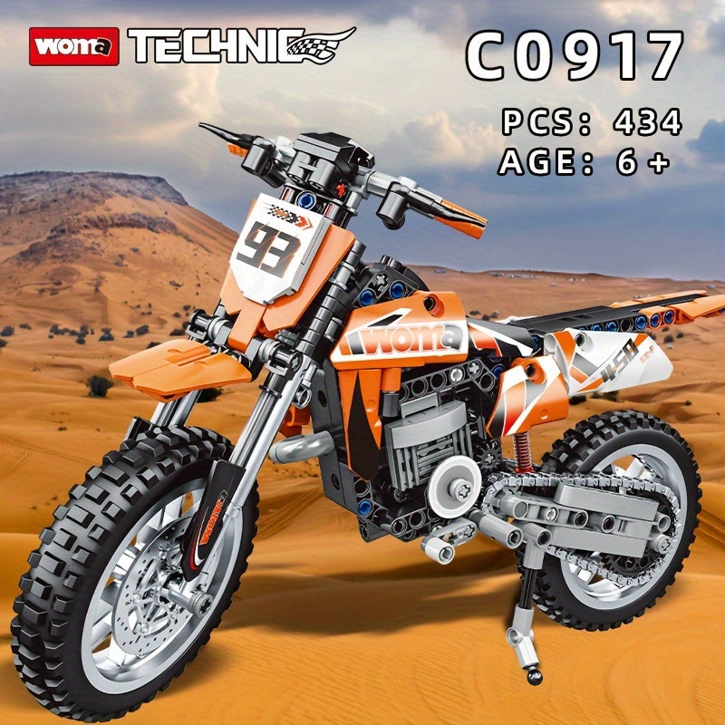 WOMA Building Off Road Motorcycle Model Puzzle Toy for Boys
