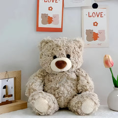 Teddy Bear Plush Toy Deep Brown Ivory Perfect Birthday Gift Boys Girls