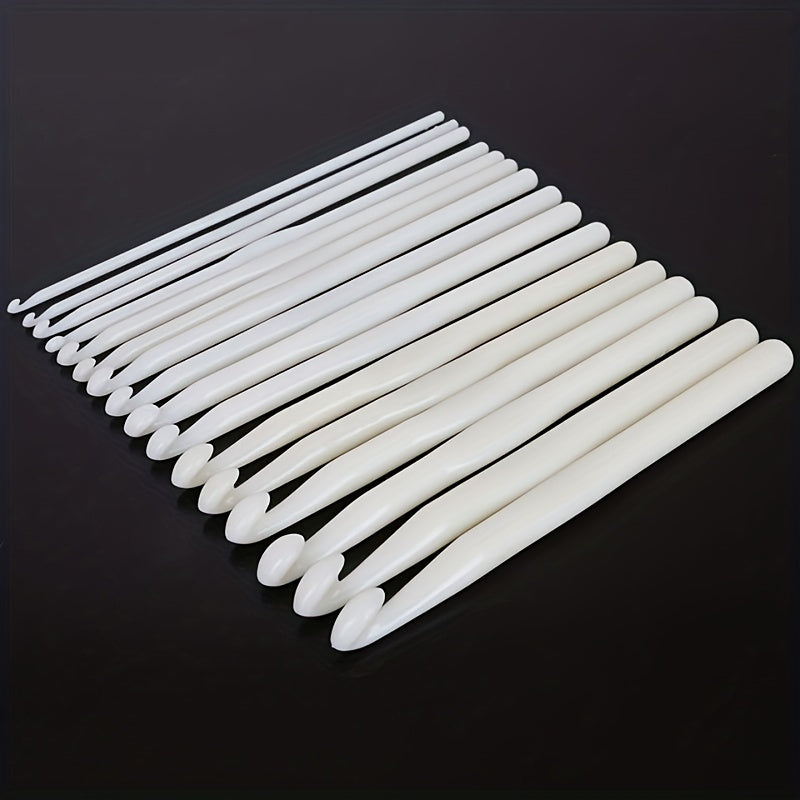 10pcs Acrylic Crochet Lace Needles DIY Knitting Tools For Arthritic Hands