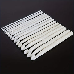 10pcs Acrylic Crochet Lace Needles DIY Knitting Tools For Arthritic Hands