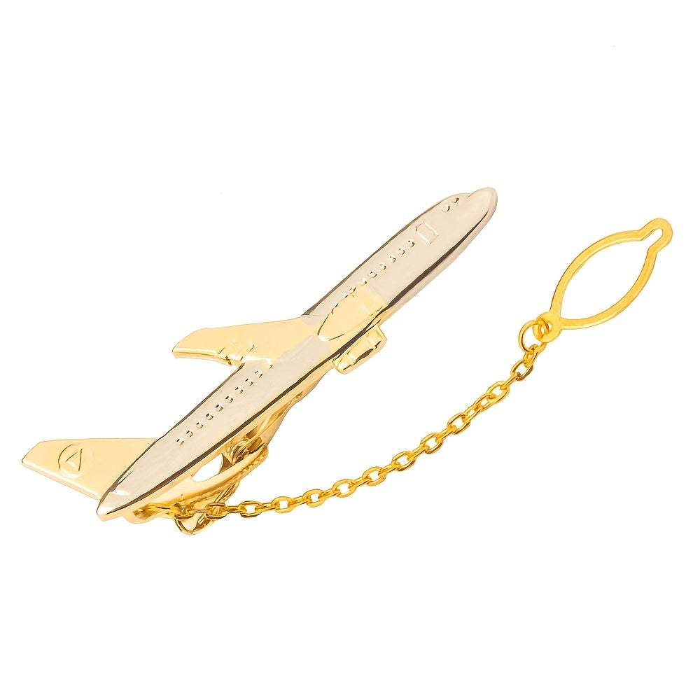 Metal Plated Men's Collar Tie Clip