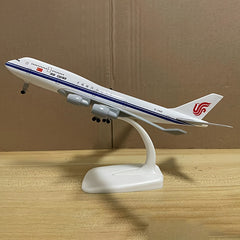 Alloy Passenger Plane Model International 747-400 with Landing Gear