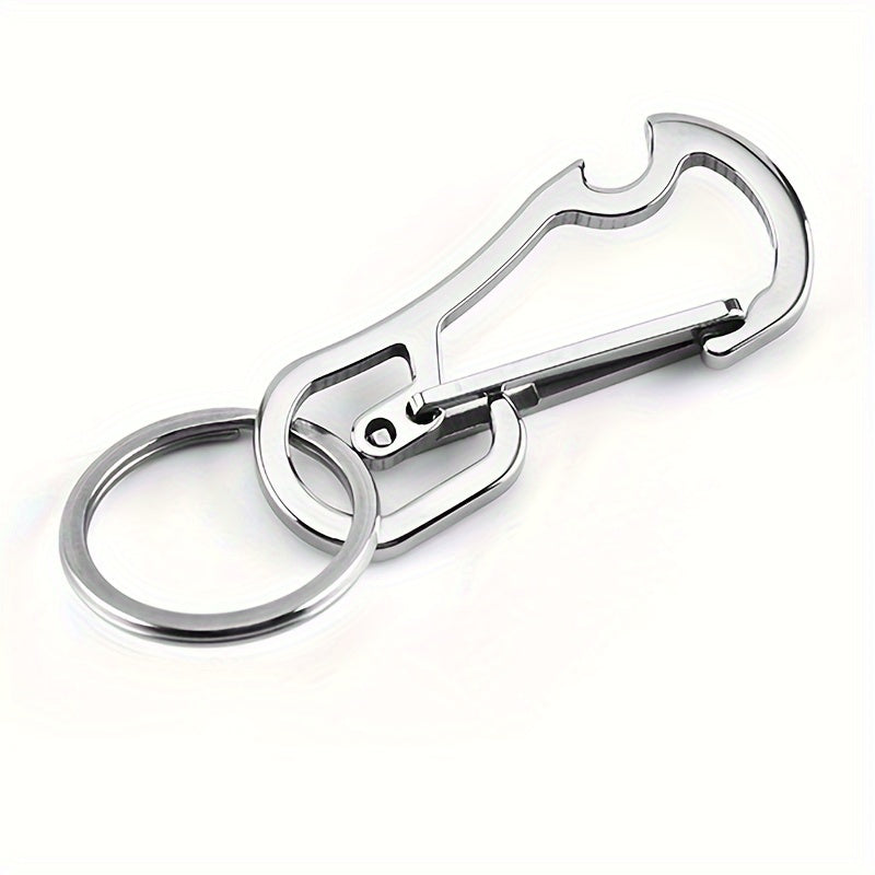 Stainless Steel Key Chain With Bottle Opener Multifunctional Keychain