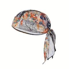 Quick Drying Sport Turban Hip Hop Lace Up Bandana Unisex Skull Cap