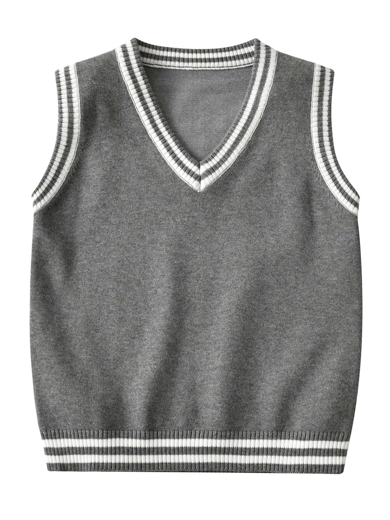 Kids V Neck Sweater Vest Boys Girls