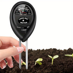 Soil Test Kit 3 in 1 Moisture Light PH Tester Gardening Tool Kits