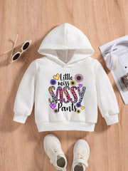 Baby Letter Print Hoodie Spring Autumn Pullover