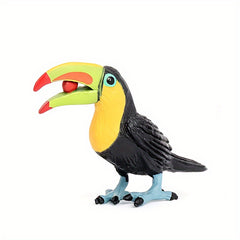 Simulated Wild Bird Animals Toucans Toy for Christmas and Year