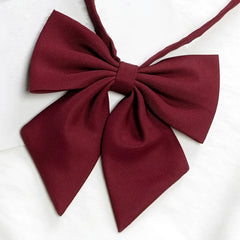Adjustable Pre-tied Bow Tie Solid Bow Ties For Women
