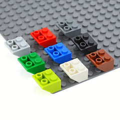 50pcs Building Blocks 2x2 Thick Bricks Compatible with 3660 Roof 45 Inverted Slo