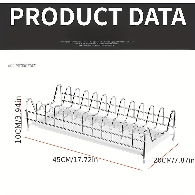 1pc Drying Rack w/ Drain Board Kitchen Utensil Holder
