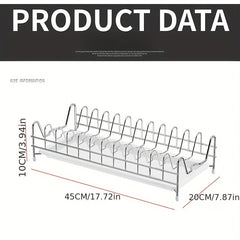 1pc Drying Rack w/ Drain Board Kitchen Utensil Holder