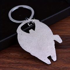 Men's Portable Bottle Opener Keychain Pendant