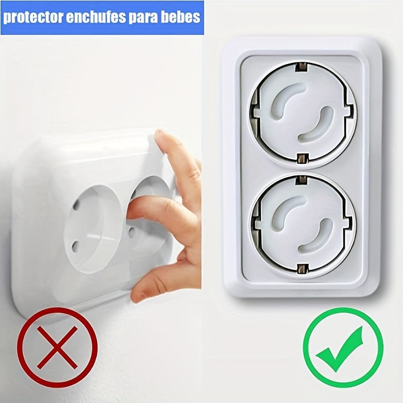 30pcs Baby Socket Protection Child Lock Glue-On Safety Sockets