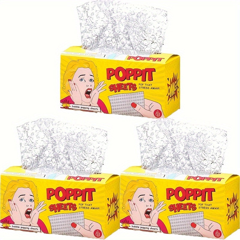 Venting Decompression Bubble Paper 20pcs Office Paper Press Burst Christmas