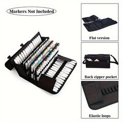 120 Slot Marker Pen Storage Bag for Art Students