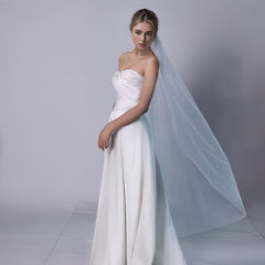 Bridal Veil with Rhinestones