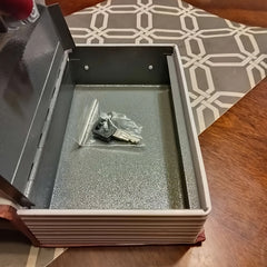 Bible Book Safe Storage Box with Key Lock