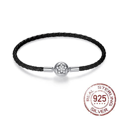 S925 Silver Star Charm Bracelet for Girls Family Friends Kids