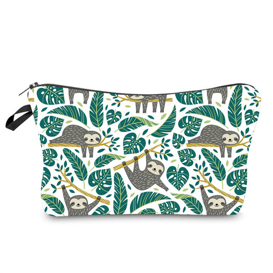 Roomy Sloth Travel Toiletry Organizer Bag - Ideal Birthday Gift for Women